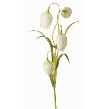 Fleur artificielle Fritillaria meleagris SANEM, blanc, 45cm, Ø3cm Fleur artificielle Fritillaria meleagris SANEM, blanc, 45cm, Ø3cm