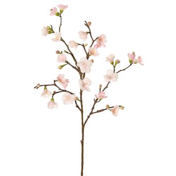 Branche de fleurs de pommier artificielle SADAKA avec des fleurs, rose clair, 70cm