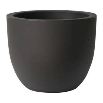 Pot rond ETRION en plastique, noir, 61 cm, Ø 74 cm Pot rond ETRION en plastique, noir, 61 cm, Ø 74 cm