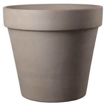 Pot de fleurs NUVENS en terre cuite, taupe, 70cm, Ø79cm Pot de fleurs NUVENS en terre cuite, taupe, 70cm, Ø79cm