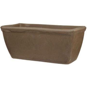 Jardinière MUKIL en terre cuite, marron, 31 x 16 x 14 cm Jardinière MUKIL en terre cuite, marron, 31 x 16 x 14 cm