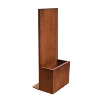 Jardinière KELRON en acier Corten, brun rouille, 60 x 46 x 145 cm Jardinière KELRON en acier Corten, brun rouille, 60 x 46 x 145 cm