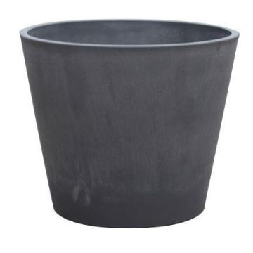 Pot de fleurs SUAVIA en béton de bois, anthracite, 60 cm, Ø 80 cm Pot de fleurs SUAVIA en béton de bois, anthracite, 60 cm, Ø 80 cm