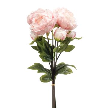 Bouquet de pivoines artificielles VATANA, rose pâle, 50cm, Ø18cm Bouquet de pivoines artificielles VATANA, rose pâle, 50cm, Ø18cm