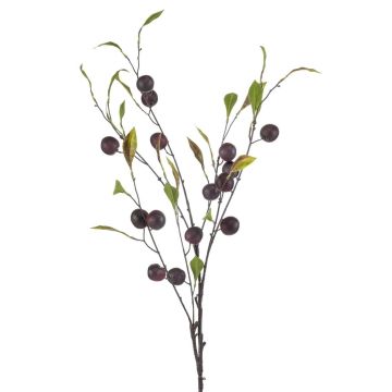 artificiel Prunier branche JOSIANA à fruits, violet foncé, 105cm artificiel Prunier branche JOSIANA à fruits, violet foncé, 105cm