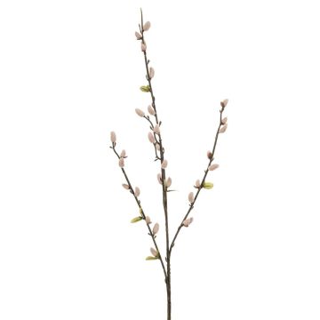 artificiel Saule marsault branche NIELSON à fleurs, rose tendre, 80cm artificiel Saule marsault branche NIELSON à fleurs, rose tendre, 80cm