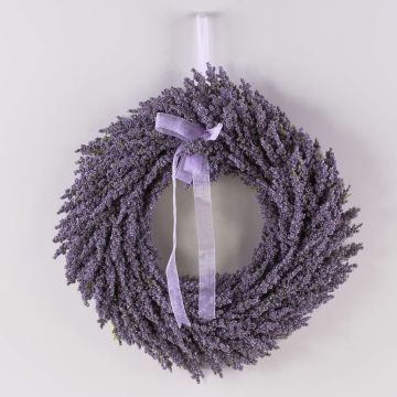Couronne de lavande artificielle YLVIE, violet, Ø40cm Couronne de lavande artificielle YLVIE, violet, Ø40cm