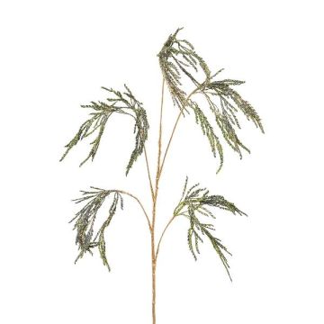 Branche artificielle Oryza sativa TROMLE avec des épis, suspendu, vert-or, 120cm