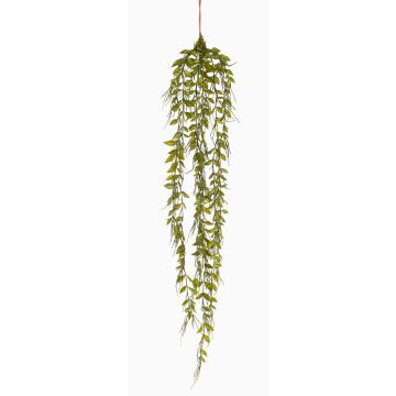 Suspension de bambou artificielle TAMON, vert, 90cm