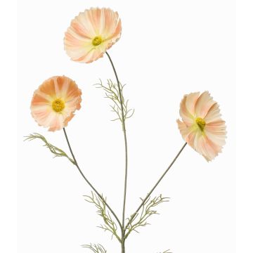 Branche décorative de cosmos BRALTO, couleur pêche, 80 cm Branche décorative de cosmos BRALTO, couleur pêche, 80 cm