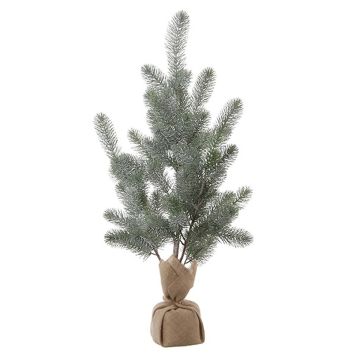 Arbre artificiel Sapin DARIMA dans un sac en jute, givré, 95cm Arbre artificiel Sapin DARIMA dans un sac en jute, givré, 95cm
