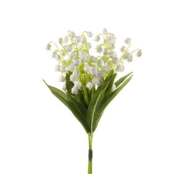 Bouquet de muguet artificiel MELODY, blanc, 20cm, Ø1cm Bouquet de muguet artificiel MELODY, blanc, 20cm, Ø1cm