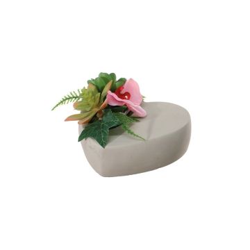 Composition d'orchidée Phalaenopsis et d'echeveria artificielle ARNORA, pot décoratif, rose-vert, 9cm, Ø15cm Composition d'orchidée Phalaenopsis et d'echeveria artificielle ARNORA, pot décoratif, rose-vert, 9cm, Ø15cm