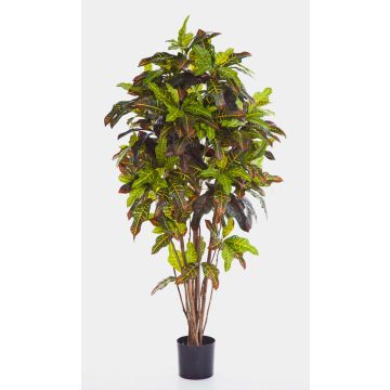 Faux croton BEQA, vrais troncs, ignifuge, multicolore, 150cm