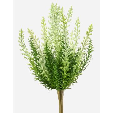 Bruyère artificielle ELSAWO sur tige, crossdoor, blanc-vert, 30 cm