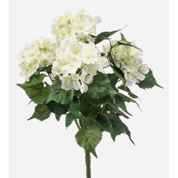 Hortensia artificiel DORJA sur tige, blanc-vert, 40 cm Hortensia artificiel DORJA sur tige, blanc-vert, 40 cm