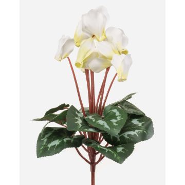 Cyclamen artificiel VERIANA sur tige, blanc-vert, 30 cm Cyclamen artificiel VERIANA sur tige, blanc-vert, 30 cm