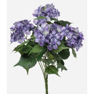 Hortensia artificiel DORJA sur tige, lilas, 40 cm