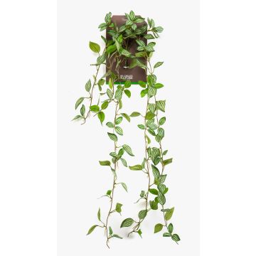 Plante suspendue artificielle « poivre nain » SAELFES sur tige, vert-blanc, 85 cm