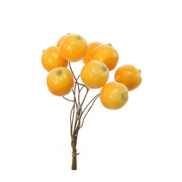 Fruits artificiels orange TINJA avec fil métallique, lot de 12, orange, 2 cm, Ø 2 cm Fruits artificiels orange TINJA avec fil métallique, lot de 12, orange, 2 cm, Ø 2 cm