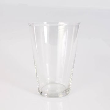 Vase en verre JENNY EARTH, transparent, 19,5cm, Ø14cm Vase en verre JENNY EARTH, transparent, 19,5cm, Ø14cm