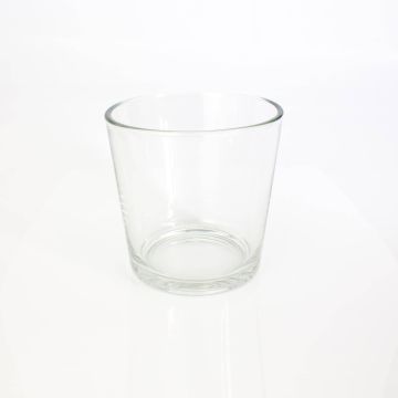 Pot à plantes en verre ALENA, transparent, 19cm, Ø18,5cm Pot à plantes en verre ALENA, transparent, 19cm, Ø18,5cm