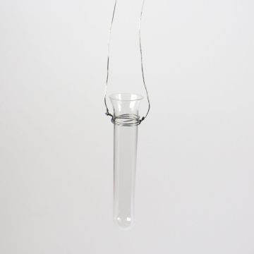 Tube à essai avec fil métallique MILO, transparent, 11,5cm, Ø2cm Tube à essai avec fil métallique MILO, transparent, 11,5cm, Ø2cm