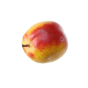 Fruit artificiel Nectarine ALISANNA, rouge-jaune, 6cm, Ø5,5cm