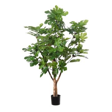 Arbre artificiel Figuier BOGUMIL avec fruits, vrai tronc, vert, 100cm Arbre artificiel Figuier BOGUMIL avec fruits, vrai tronc, vert, 100cm