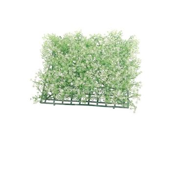 Haie / Tapis de gypsophile artificiel DEBILE, blanc-vert, 26x26cm Haie / Tapis de gypsophile artificiel DEBILE, blanc-vert, 26x26cm