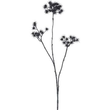 Branche artificielle de carotte sauvage ZAHLERY, noire, 85 cm Branche artificielle de carotte sauvage ZAHLERY, noire, 85 cm