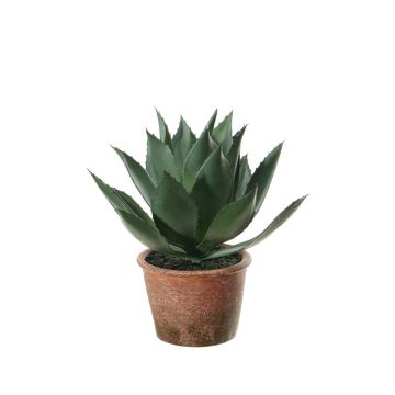 Agave americana artificiel KENNO, cache-pot, gris-vert, 27cm Agave americana artificiel KENNO, cache-pot, gris-vert, 27cm