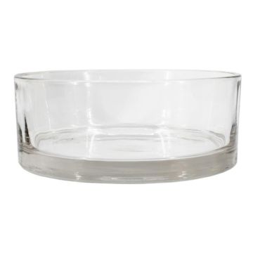 Bol à snacks VERA OCEAN en verre, transparent, 8 cm, Ø 20 cm