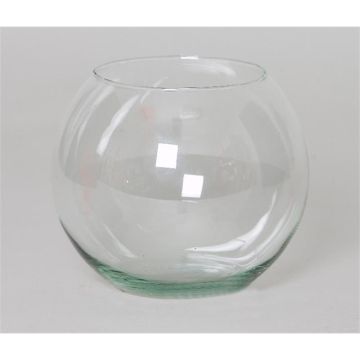 Vase en verre bombé TOBI OCEAN, transparent, 13cm, Ø15cm Vase en verre bombé TOBI OCEAN, transparent, 13cm, Ø15cm
