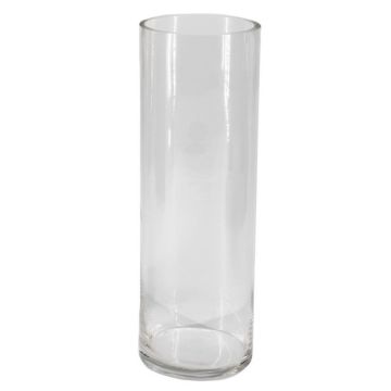 Vase à fleurs cylindrique SANSA OCEAN, en verre, transparent, 30cm, Ø10cm Vase à fleurs cylindrique SANSA OCEAN, en verre, transparent, 30cm, Ø10cm