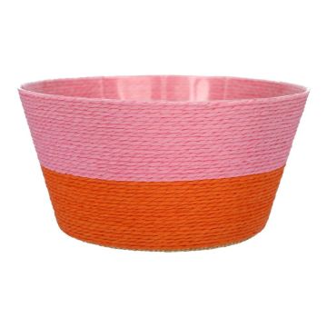 Panier à plantes NERIONKO DUO, rose-orange, 10 cm, Ø 19 cm Panier à plantes NERIONKO DUO, rose-orange, 10 cm, Ø 19 cm