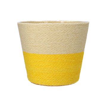 Panier à plantes NERIONKO DUO, beige-jaune, 13 cm, Ø 15,5 cm Panier à plantes NERIONKO DUO, beige-jaune, 13 cm, Ø 15,5 cm