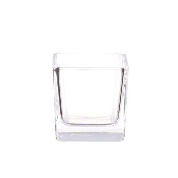 Lanterne en verre KIM AIR, verre, transparent, 6 x 6 x 6 cm Lanterne en verre KIM AIR, verre, transparent, 6 x 6 x 6 cm