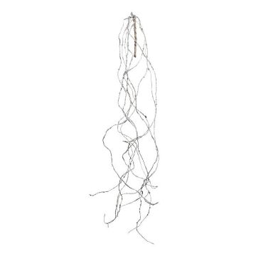 Branche artificielle Mélèze ZALMET, suspendu, givré, blanc, 135cm