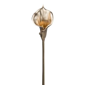 Fleur artificielle Calla JALRIM, doré métallisé, 70 cm, 10 x 16 cm Fleur artificielle Calla JALRIM, doré métallisé, 70 cm, 10 x 16 cm
