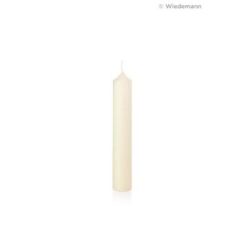 Bougie d'autel MERRITT à 10 % de cire d'abeille, ivoire, 40cm, Ø6cm, 84h - Fabriquée en Allemagne