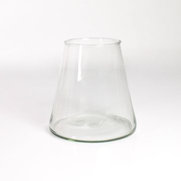 Verre à bougie conique MAX, transparent, 16cm, Ø10cm Verre à bougie conique MAX, transparent, 16cm, Ø10cm