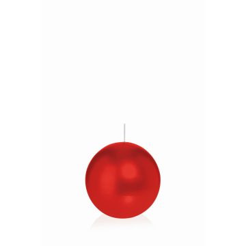 Bougie boule MAEVA, rouge, Ø6cm, 10h - Made in Germany Bougie boule MAEVA, rouge, Ø6cm, 10h - Made in Germany