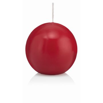 Bougie boule MAEVA, rouge foncé, Ø6cm, 10h - Made in Germany Bougie boule MAEVA, rouge foncé, Ø6cm, 10h - Made in Germany