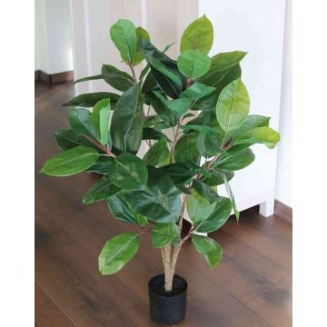 Plante artificielle caoutchouc VINCOTTA, tronc artificiel, vert, 90cm