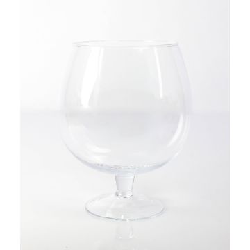 Verre à cognac XXL LIAM sur pied, transparent, 24cm, Ø19cm