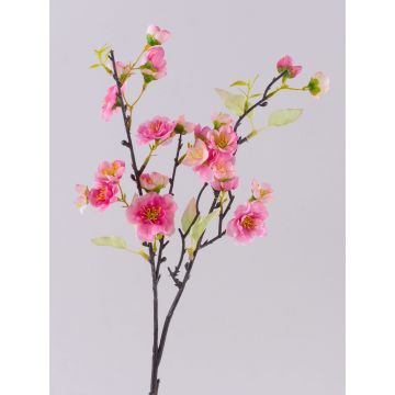 Branche de fleurs de cerisier artificielle SOEY, rose-rose fuchsia, 45cm