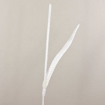 Fausses feuilles d'Aloe aristata ALESANDRO, paillettes, blanc, 95cm