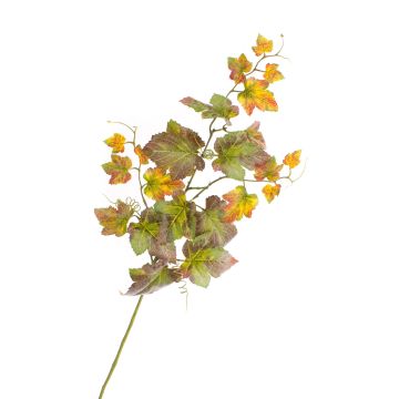 Fausse branche de feuilles de vigne NOAH, vert-rouge, 75cm Fausse branche de feuilles de vigne NOAH, vert-rouge, 75cm