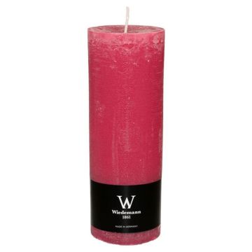 Bougie bloc AURORA, framboise, 19cm, Ø10cm, 155h - Made in Germany Bougie bloc AURORA, framboise, 19cm, Ø10cm, 155h - Made in Germany